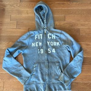 Abercrombie & Fitch Size Large Graphic Hooded Jacket
